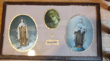 religieuze kader met relikwie Agnus Dei beschikbaar voor biedingen