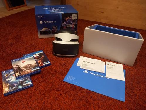 Sony Playstation VR Bril + Games, Games en Spelcomputers, Games | Sony PlayStation 4, Gebruikt, Shooter, Virtual Reality, Ophalen
