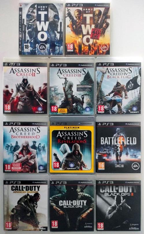 35x PS3 games voor €90, Games en Spelcomputers, Games | Sony PlayStation 3, Gebruikt, Avontuur en Actie, 2 spelers, Vanaf 12 jaar
