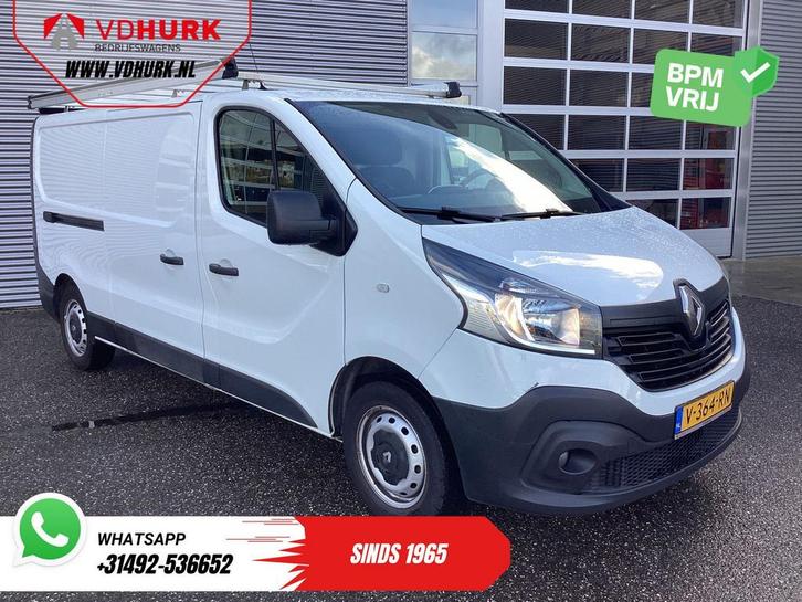 Renault Trafic 1.6 dCi 120 pk L2 BPM VRIJ! NL Auto/ 3 Pers./, Auto's, Bestelwagens en Lichte vracht, Bedrijf, ABS, Airconditioning
