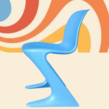 Retro space age Z-stoelen (set van 2) beschikbaar voor biedingen