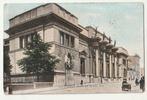 Bruxelles Palais des Beaux-Arts - colorisée- calèche, Collections, Affranchie, Bruxelles (Capitale), Envoi, Avant 1920