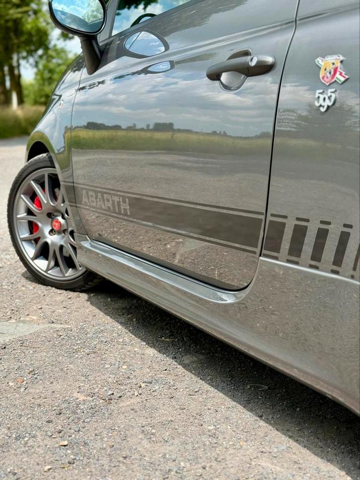 Abarth, dealer onderhouden, als nieuw!, Auto's, Abarth, Particulier, 500C, Android Auto, Zwart, Dealer onderhouden, Ophalen