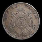 Munt / Frankrijk / Napoleon / 5 Frank / 1870 A / Zilver .900, Ophalen of Verzenden, Frankrijk, Losse munt, Zilver
