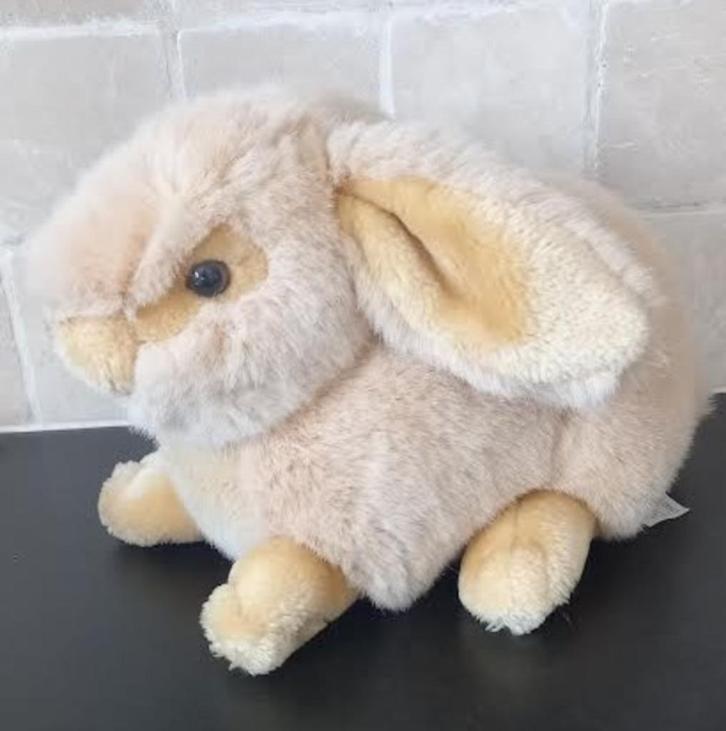 Knuffel konijn groot  is 33 cm, Kinderen en Baby's, Speelgoed | Knuffels en Pluche, Zo goed als nieuw, Konijn, Ophalen of Verzenden