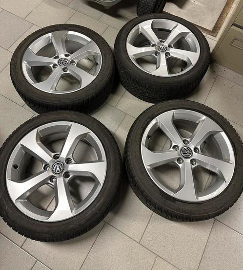 Jantes Golf 7 GTI d’origine avec pneus hiver + 2 pneus été, Auto-onderdelen, Banden en Velgen, Band(en), Zomerbanden, 17 inch