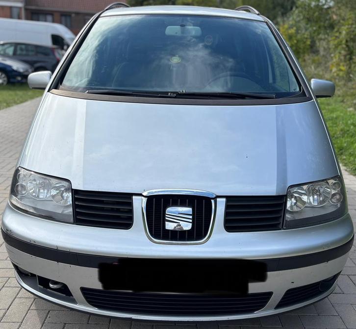 Seat Alhambra 1.9TDI 7Plaatsen, Auto's, Seat, Particulier, Alhambra, Diesel, Monovolume, 5 deurs, Handgeschakeld, Zilver of Grijs