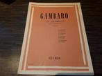 Gambaro : 12 capricci pour clarinette, Musique & Instruments, Partitions, Comme neuf, Classique, Clarinette, Leçon ou Cours