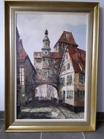 Peinture à l'huile de la ville de Rothenburg en Bavière, Enlèvement