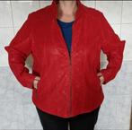 x-two faux lederen jack/vest maat 50 - intense rode kleur, X-two, Ophalen of Verzenden, Rood, Jas of Mantel