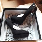 schoenen 37, Schoenen met lage hakken, Verzenden, Zwart, Zo goed als nieuw