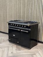 Luxe Lacanche Zwart 100 Gas +Elektrische Oven + Warmhoudkast, Ophalen of Verzenden, Grill, Gas, 5 kookzones of meer