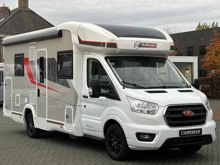 Challenger Graphite Ultimate 380 ( Chausson 720 ), 5 pers., Caravans en Kamperen, Mobilhomes, Bedrijf, Half-integraal, Overige merken