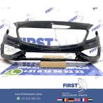 W176 A KLASSE FACELIFT AMG VOORBUMPER ZWART 2012-2018 origin, Gebruikt, Voor, Mercedes-Benz, Ophalen of Verzenden