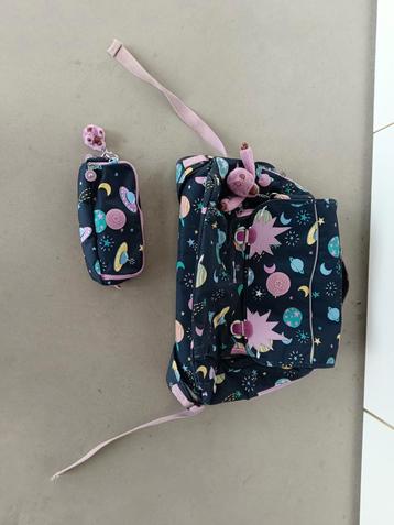 Kipling *nieuwe* boekentas en pennenzak  beschikbaar voor biedingen
