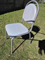 4 stoelen te koop, Huis en Inrichting, Stoelen, Ophalen, Gebruikt, Vier, Grijs
