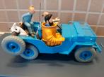 De blauwe jeep, schaal 1/24, Verzamelen, Stripfiguren, Ophalen of Verzenden, Zo goed als nieuw