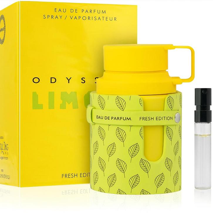 Odyssey Limoni Fresh by Armaf | Sample, Handtassen en Accessoires, Uiterlijk | Parfum, Ophalen of Verzenden