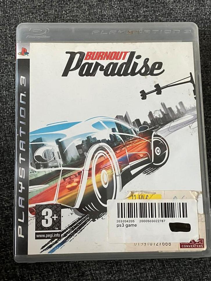PS3 - Burnout Paradise, Games en Spelcomputers, Games | Sony PlayStation 3, Zo goed als nieuw, Racen en Vliegen, 1 speler, Vanaf 3 jaar