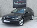 BMW 3 Serie 320 Touring d Option Line (bj 2004), 4 cilinders, Zwart, Leder, Bedrijf
