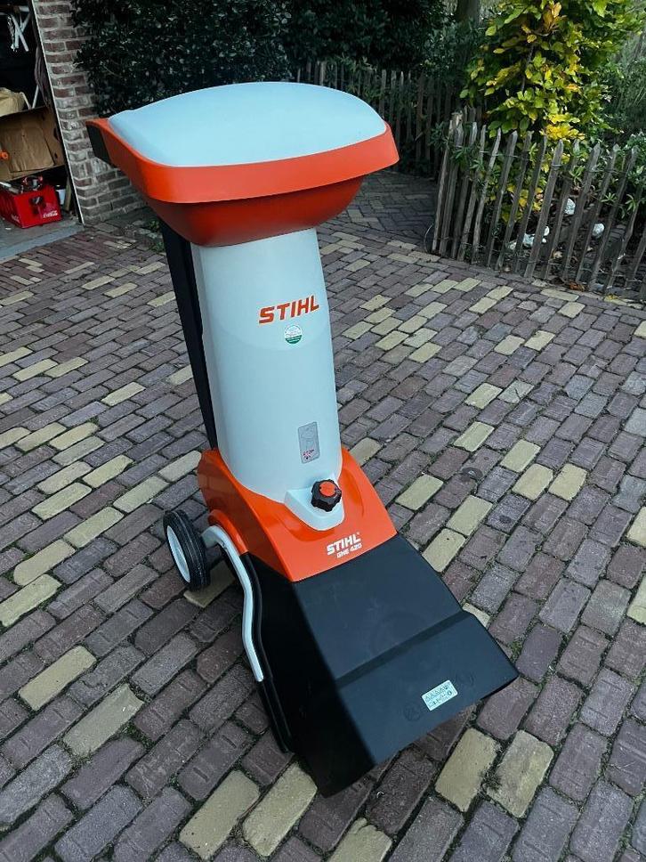 Hakselaar Stihl GHE 420 - 5 maanden oud, Tuin en Terras, Hakselaars, Zo goed als nieuw, Elektrisch, Ophalen