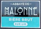 Bieretiket Abbaye De Malonne, Collections, Marques de bière, Enlèvement ou Envoi, Neuf, Autres types