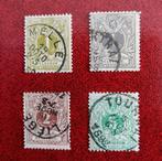 1884 Liggende leeuw, no 42-45, gestempeld, Verzenden, Gestempeld, Gestempeld
