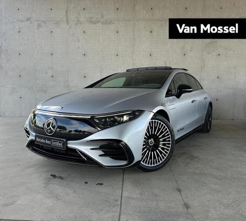 Mercedes-Benz EQS 450+ AMG Line + PANORAMISCH DAK + TREKHAAK, Auto's, Mercedes-Benz, Bedrijf, Te koop, EQS, Alarm, Bluetooth, Centrale vergrendeling