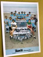 Wielerkaart team bianchi gimondi basso, Sport en Fitness, Wielrennen, Verzenden, Zo goed als nieuw