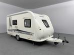 Hobby Excellent 410 SFE Mover Voortent Vloerverwarming, Treinzit, 4 tot 5 meter, Lengtebed, Hordeur