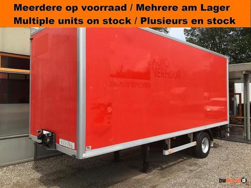 Other Pacton BE Oplegger Gesloten Trailer Bakwagen Koffer La, Auto's, Bestelwagens en Lichte vracht, Bedrijf, ABS, Trekhaak, Rood