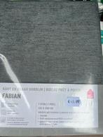 2 st Gordijnen , donker grijs,; 100% Verduiserend, Ophalen, 100 tot 150 cm, 200 cm of meer, Nieuw