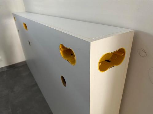 Middenconsole - scheiding van bureautafels met stopcontact, Huis en Inrichting, Bureaus, Gebruikt, Bureau, Ophalen