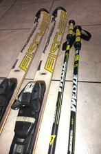 Ski Fischer 155 Progressor 7 + Stokken, Sport en Fitness, Skiën en Langlaufen, Ophalen, 140 tot 160 cm, Fischer, Gebruikt