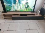 Ensemble meuble tv, Comme neuf, 100 à 150 cm, Bois et laqué, 150 à 200 cm