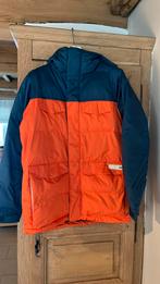 Wintersport jas maat  medium , blauw/ oranje, Ophalen of Verzenden, Zo goed als nieuw