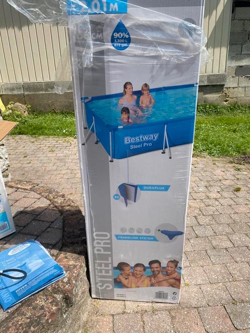 Piscine Bestway Steel Pro 300x201x66 cm avec Épurateurs, Tuin en Terras, Zwembaden, Gebruikt