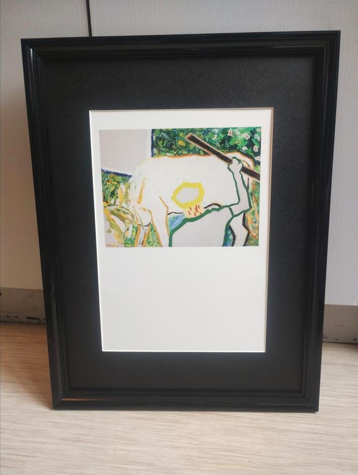 Raveel Roger mens en dier, Antiek en Kunst, Kunst | Litho's en Zeefdrukken, Ophalen of Verzenden