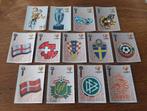 Panini EK Euro 2004 lot 13 emblemen/badges nieuwstaat, Verzamelen, Ophalen of Verzenden