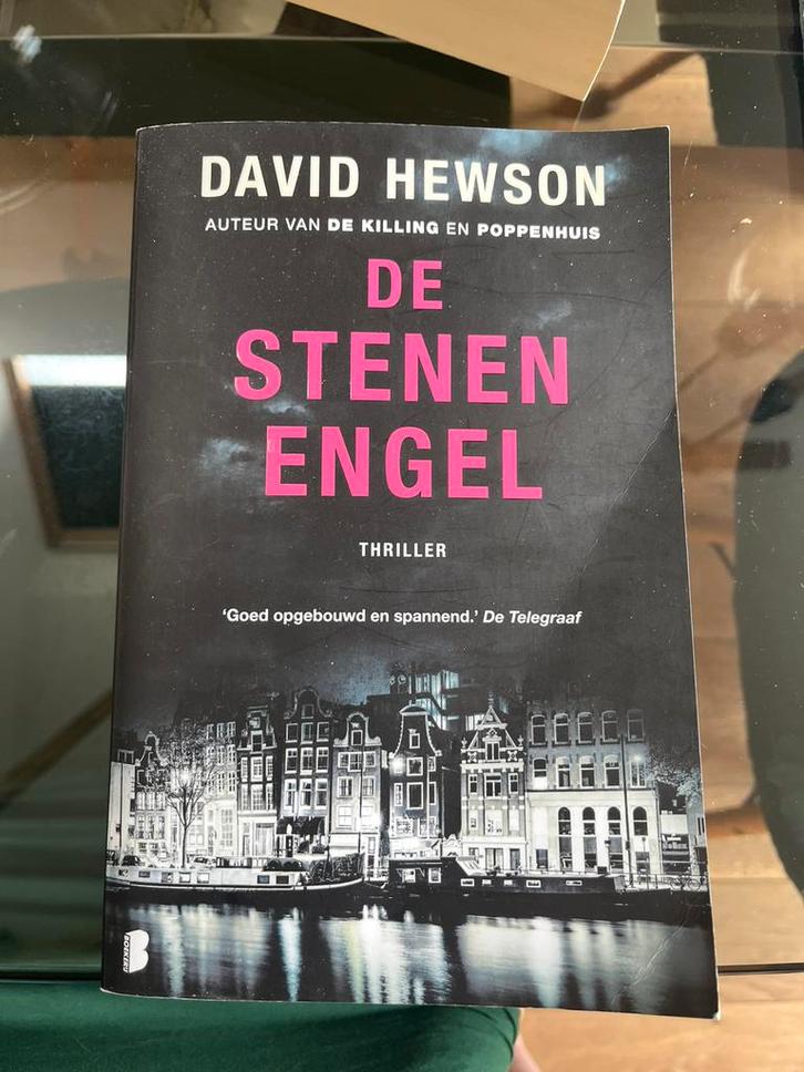 David Hewson - De stenen engel, Boeken, Thrillers, Zo goed als nieuw, Nederland, Ophalen of Verzenden