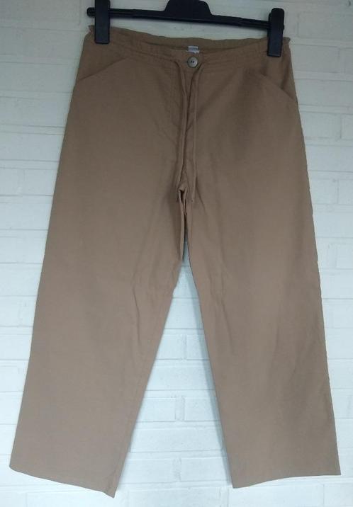 Beige driekwart broek, merk Hip Up, maat FR 38, Kleding | Dames, Broeken en Pantalons, Gedragen, Maat 38/40 (M), Beige, Driekwart