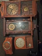 3 Mechanische Antieke regulator klok(ken) en 1 Westmister, Antiek en Kunst, Antiek | Klokken, Ophalen