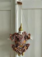 Antieke handgesneden houten pop/vintage marionet Aziatisch/d, Ophalen