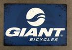 Giant Bicycles metalen vintage look wandplaat - NIEUW, Verzamelen, Merken en Reclamevoorwerpen, Nieuw, Reclamebord, Verzenden