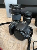 Canon EOS 200D + lenzen + accessoires, Audio, Tv en Foto, Fotocamera's Digitaal, Spiegelreflex, Canon, Ophalen of Verzenden, Zo goed als nieuw