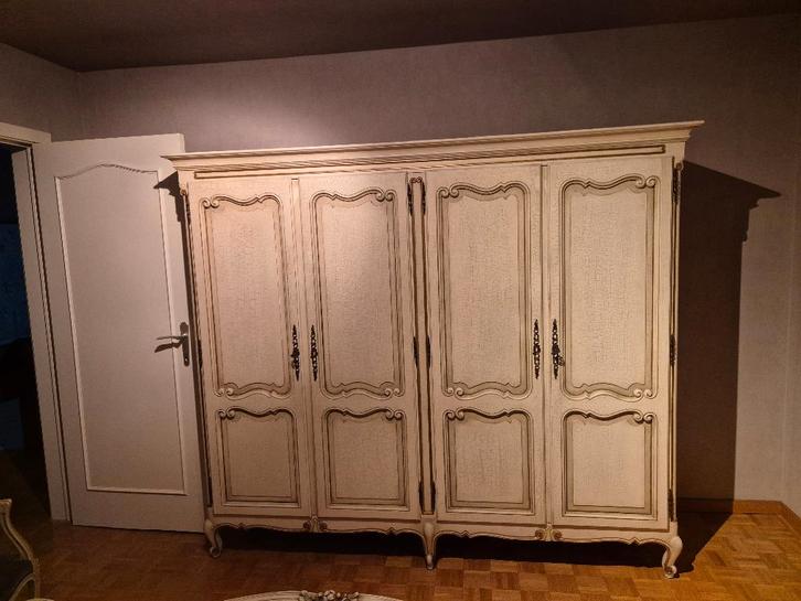 Franse Linnenkast / Armoire in Louis XV-stijl, Antiek en Kunst, Antiek | Meubels | Kasten, Ophalen