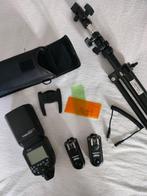 Pakket flitser Yongnuo 600EX-RT + accessoires, Audio, Tv en Foto, Foto | Flitsers, Ophalen, Zo goed als nieuw, Overige merken