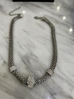 Ketting met kristalen stentjes, Handtassen en Accessoires, Ophalen of Verzenden, Zo goed als nieuw
