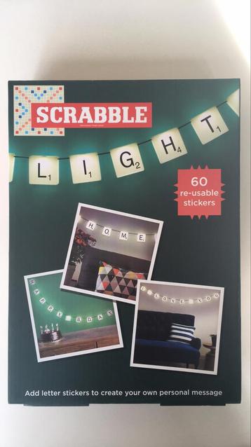 Scrabble Light lichtslinger letters beschikbaar voor biedingen