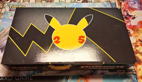 Pokémon Celebrations Prime Collection Box – Sealed, Hobby en Vrije tijd, Verzamelkaartspellen | Pokémon, Nieuw, Booster, Foil